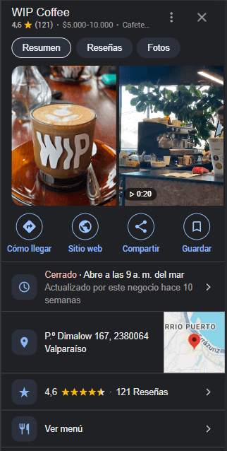 Resultados Local Pack